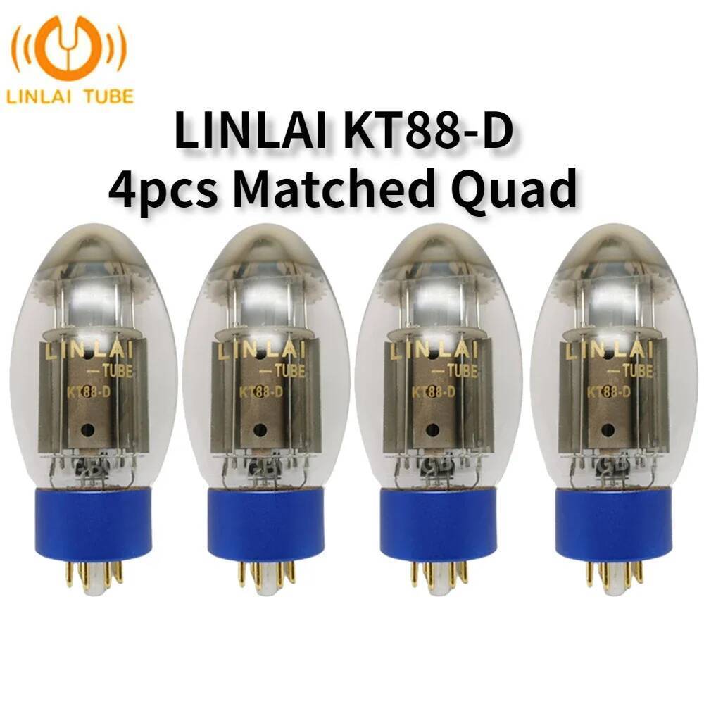 LINLAI KT88-D KT88-T HIFI KT88 หลอดแทนที่ 6550 KT88 สูญญากาศเครื่องขยายเสียงHIFI Audio Ampของแท้ที่ถ