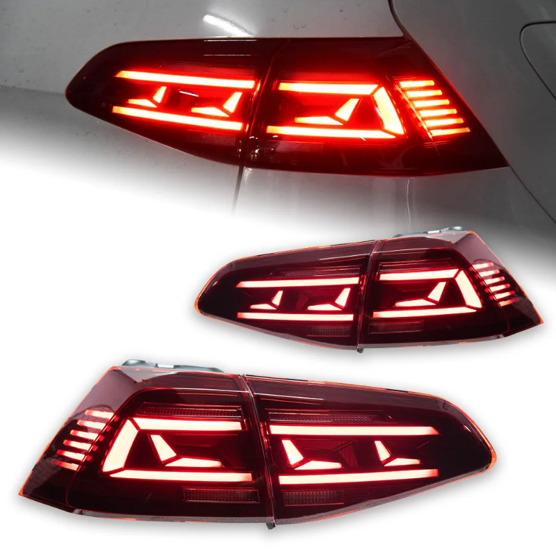 AKD Car Lights for VW Golf 7 Tail Light 2013-2020 Golf 7.5 LED Rear Lamp Golf MK7 Stop DRL Brake Dy