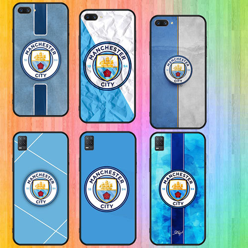 นุ่มสีดํา Samsung Galaxy S7 S7 Edge S8 S8 Plus S9 S9 Plus S10 S10E S25 S25 Ultra Manchester City1 เค