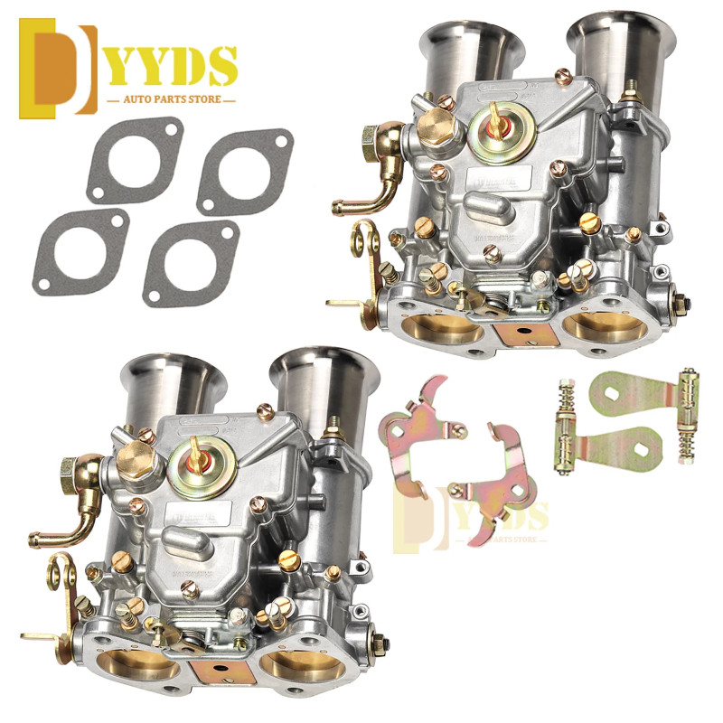 45 DCOE Weber Carburetor Carb Assy X 2PCS For 152G Twin Choke 4 Cyl 6 Cyl V8 Engine Dellorto Solex