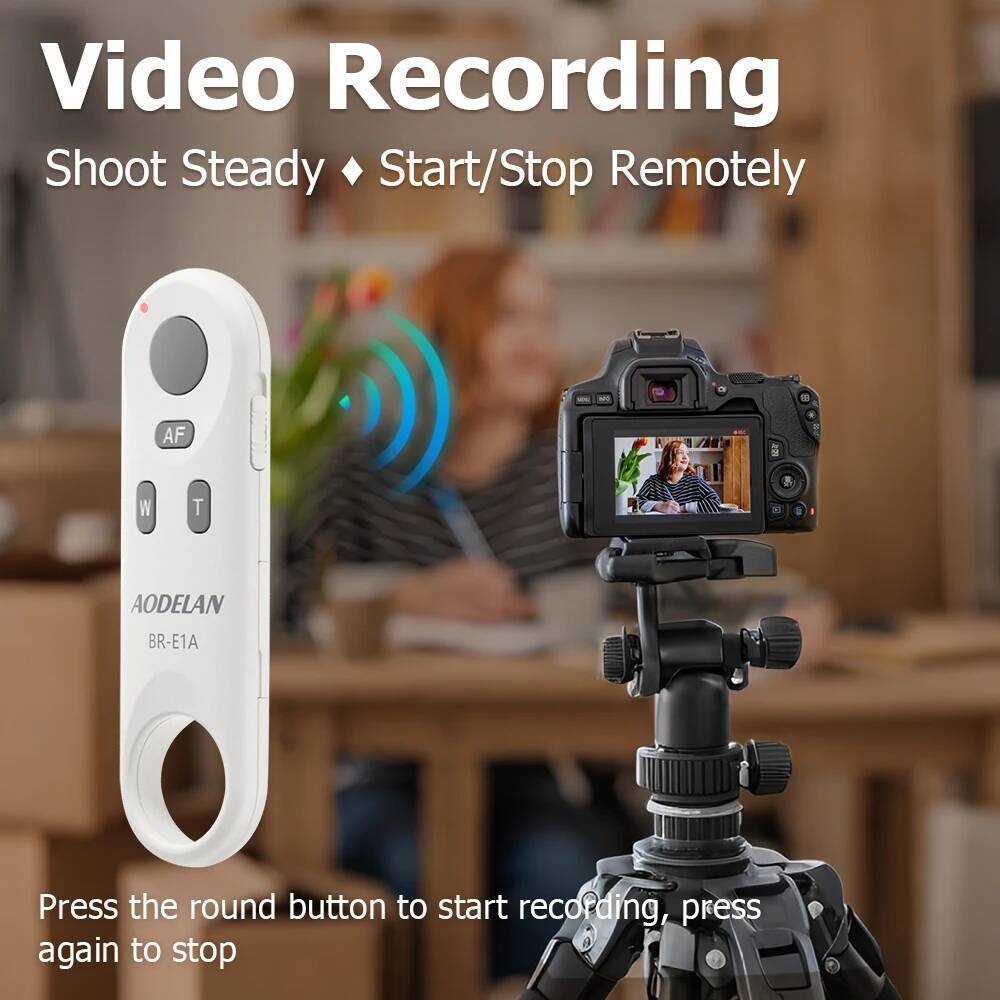BR-E1A รีโมทคอนโทรลไร้สายสําหรับ Canon EOS R10 R6 R5C R RP M50II M6II 850D 200DII 250D G5X2 G7X3 V1 