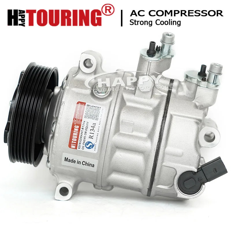 A/C AC Compressor for Audi A3 VW Jetta CC GTI Passat 1.8L 2.0L 1K0820803G 1K0820803H 1K0820803J 1K0