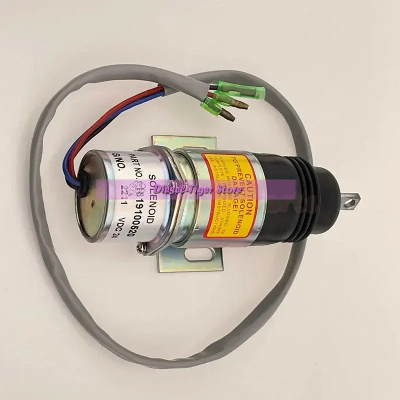 New Stop Solenoid 1819100520 12V for Isuzu 4JG1 4JG2 6BG1 6BB1 Engine 8944533430