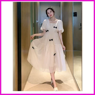 ชุดคลุมท้อง,เดรสไซส์ใหญ่,เนื้อผ้าใส่สบาย,ไม่มีผลกระทบต่อลูกน้อย,แฟชั่นชุดคลุมท้อง