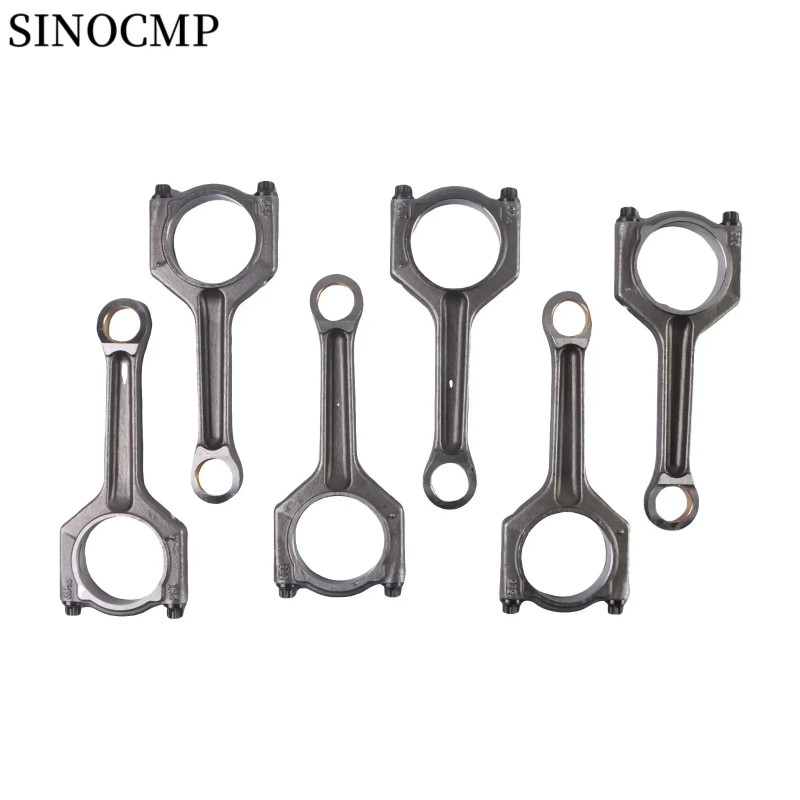 6pcs 11247586492 Connecting Rod For BMW F30 F10 35i 40i M2 M3 M4 3.0L Turbo L6 N55 S55 Engine Suspe