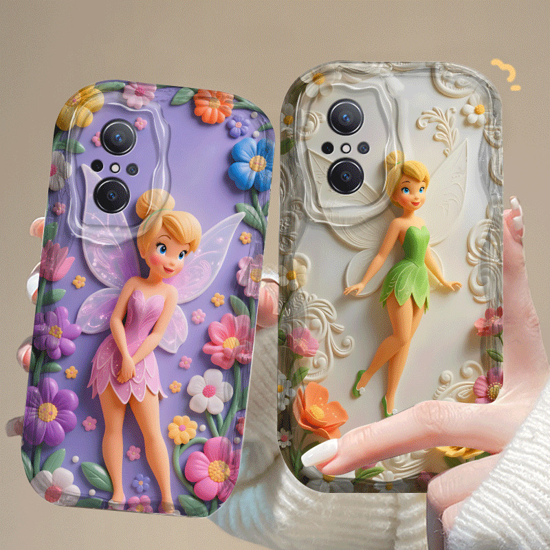 ปลอกสําหรับ VIVO V29E 5G น่ารักน่ารัก Tinkerbell Fairy Figurine ออกแบบสําหรับการ์ตูนต่างๆ 2D ซิลิโคน