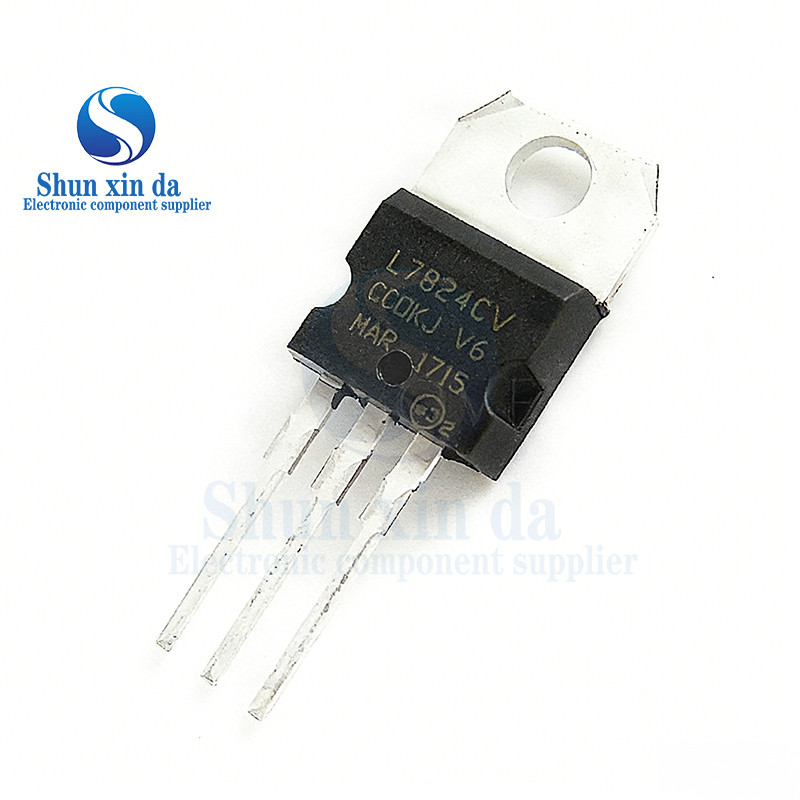 10PCS L7824CV TO220 L7818CV L7815CV L7812CV L7810CV L7809CV L7808CV L7806CV L7805CV TO-220 ในสต็อก