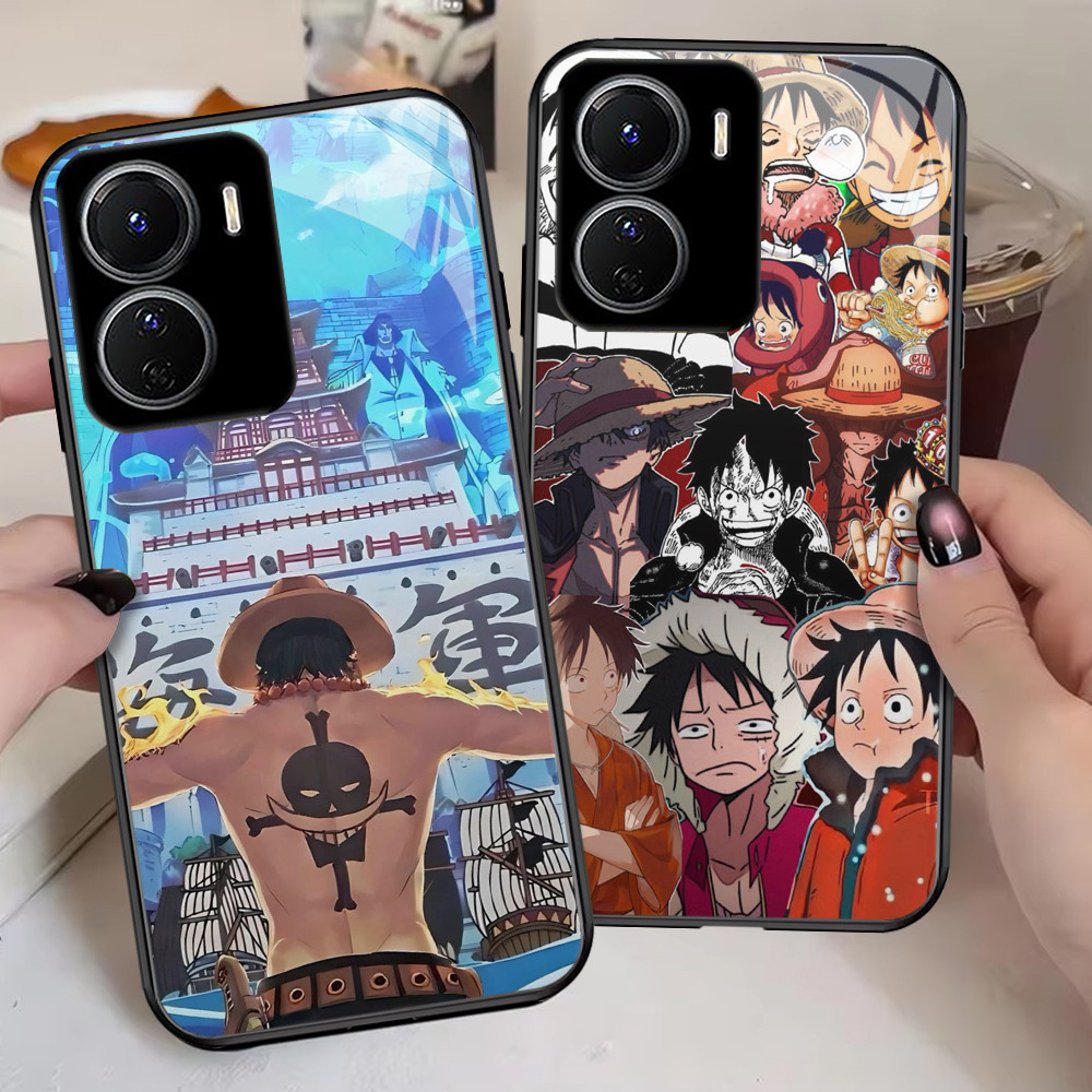 G-61 One Piece Ace HD Glass Casing สําหรับ OPPO A57S A57 A36 Reno 8 A77S A76 A96 7 A77 กรณี