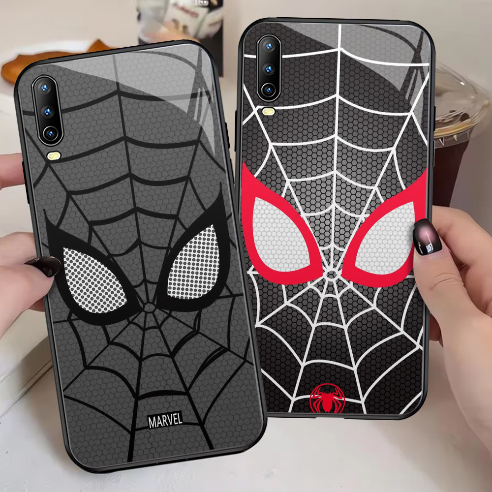 G-43 Spider-man HD Glass Casing สําหรับ VIVO Y20 Y12s S1 Y11s V15 V5 Lite Y12a Y20s Y20i Pro Case