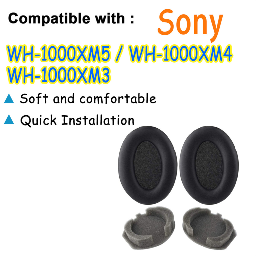 สําหรับแผ่นรองหูฟังทดแทน Sony WH-1000XM5/XM4/XM3