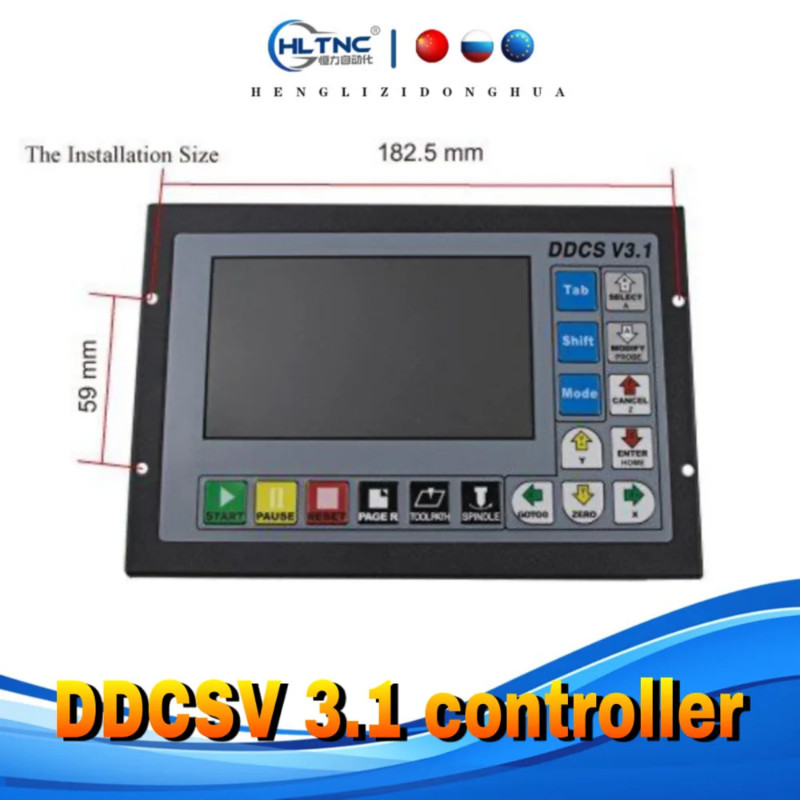 High quality Engraving machine CNC 3-axis 4-axis DDCSV 3.1 controller CNC system upgrade generation