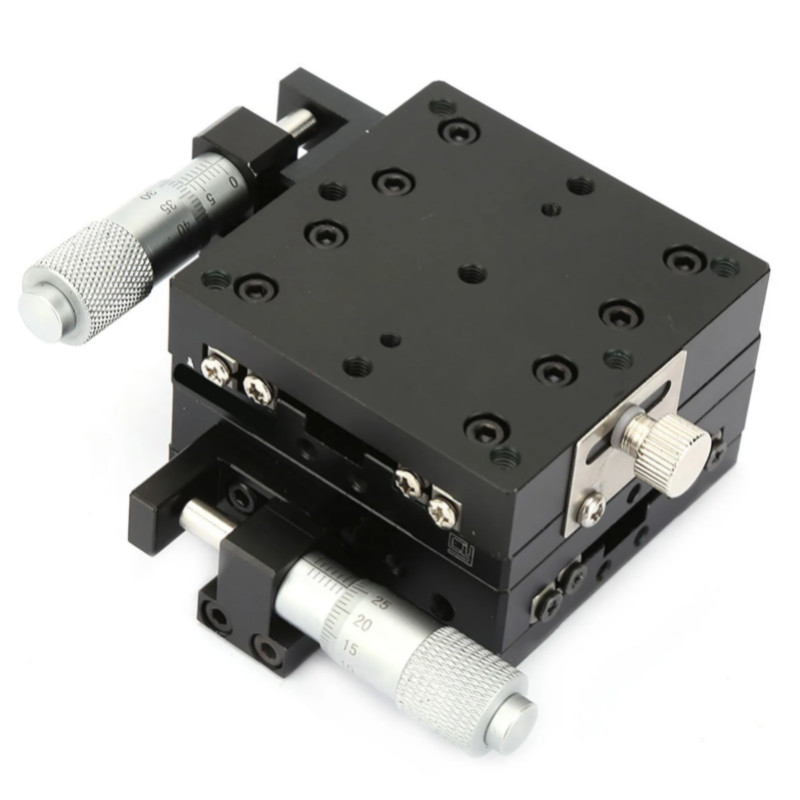 Manual Linear Stages SEMY60AS Micrometer Manual Slide Table Trimming Platform Roller Linear Stage 6