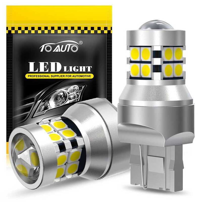 C T20 LED W21/5W W21w 7440 7443 LED Signal Light T25 3156 P27w 3157 P27/7W Bulb Car Auto Fog Lamp R