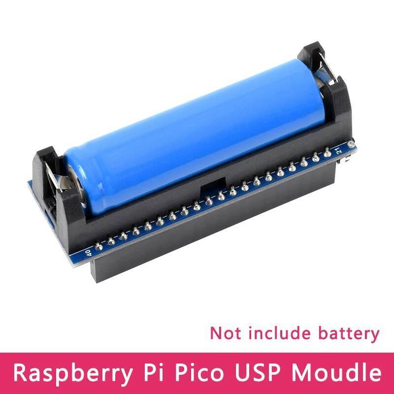 Raspberry Pi Pico UPS เครื่องสํารองไฟแบตเตอรี่วงจรป้องกันการตรวจสอบผ่าน I2C Bus สําหรับ RPI Pico
