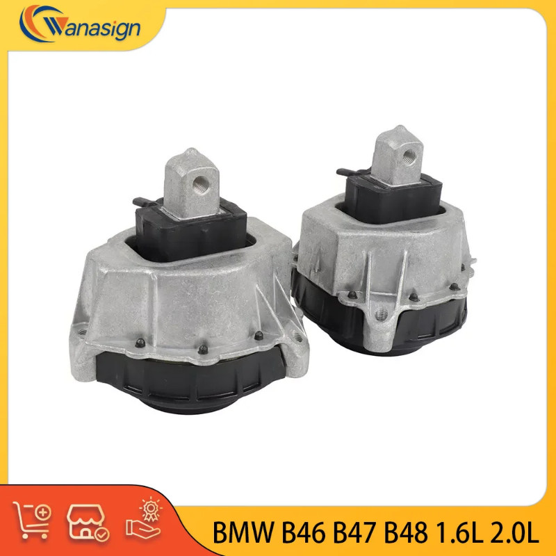 AUTO ENGINE PARTS  Motor Mount Left Right Set Fit For BMW 2 3 4 Z4 1.6L 2.0L L4 16V B48B20A B48B20B