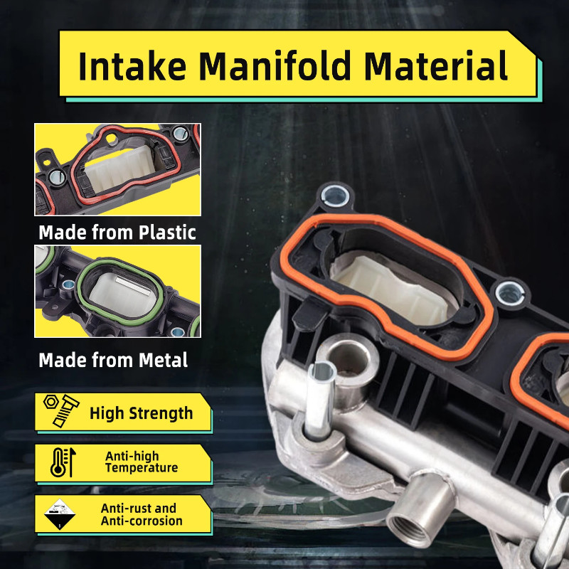 2X Left & Right Intake Manifolds For Audi S4 S5 A6 A7 A8 Q5 Q7 V6 3.0 06E133109 06E133109AF 06E1331