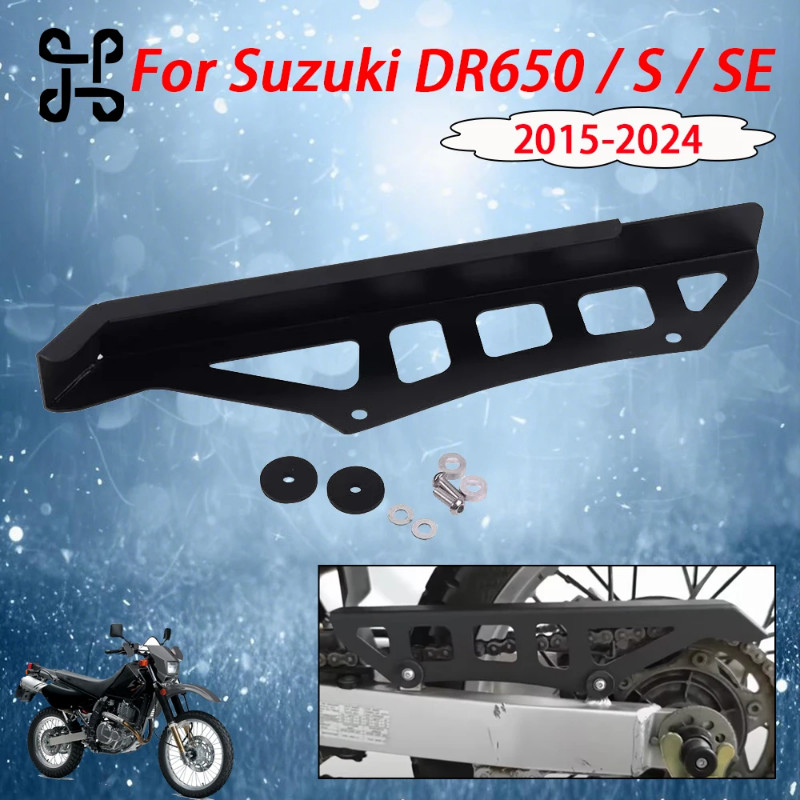 For Suzuki DR650 S SE DR650S DR650SE DR 650 2015 - 2024 Motorcycle Chain Guard Protector Sprocket C