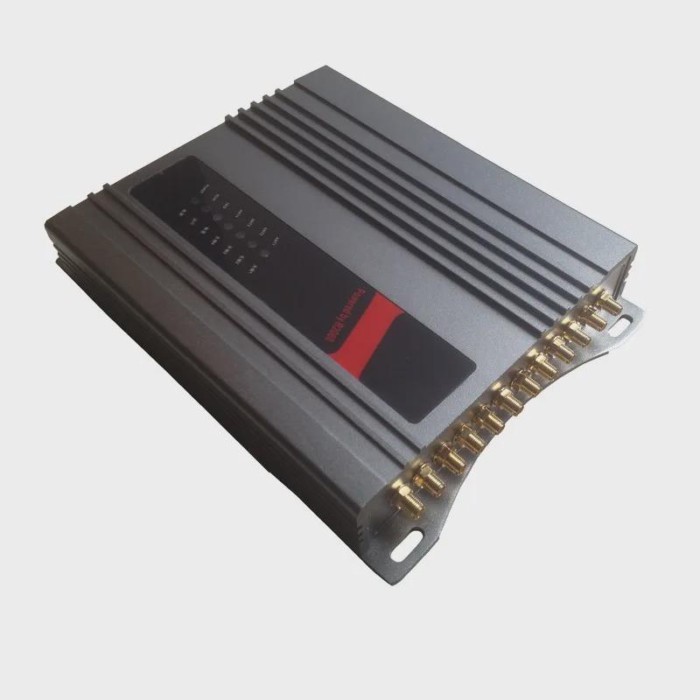 Long Rang Free SDK UHF RFID Fixed Reader Multi Channels 12 ports Antenna Fixed UHF RFID Reader