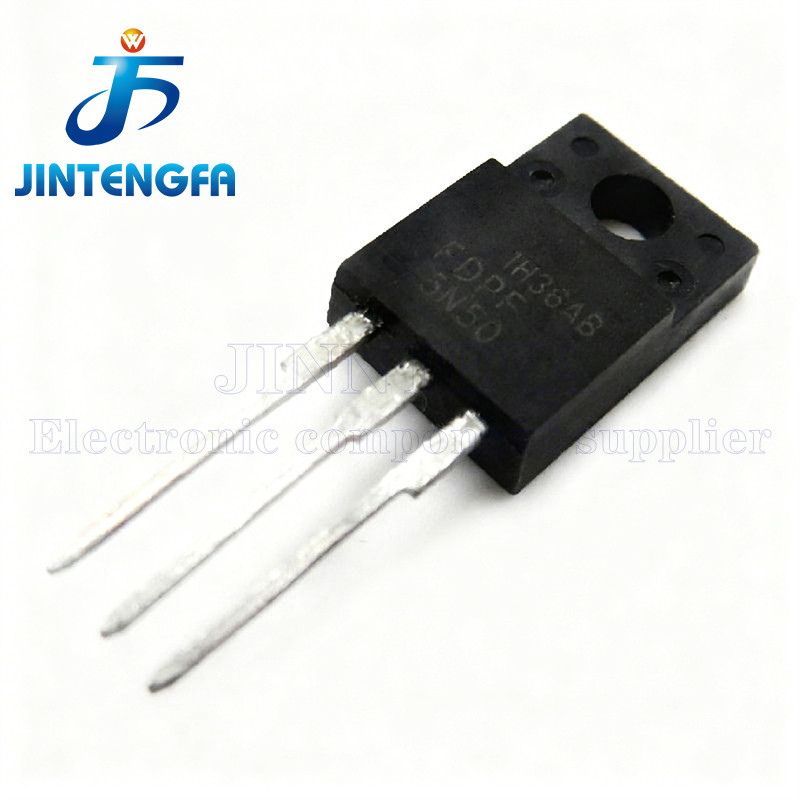 10 ชิ้น/ล็อต FDPF5N50UT TO220F FDPF5N50 5N50UT 5N50 TO-220F 500V 5A ใหม่เดิมในสต็อก