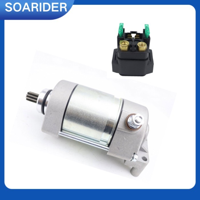 Starter Motor & Relay for Yamaha motorcycle Engine Accessories 2004-2008 R1 YZFR1 YZF-R1 5VY-81890-