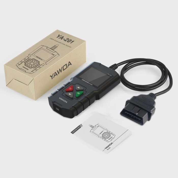YA201 Car OBD2 EOBD Code Reader Professional Auto Scanner for Engine Check YA-101 Car Diagnostic To