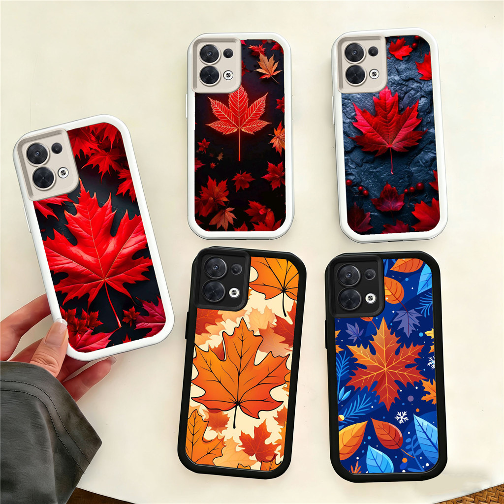 VK16 maple leaf สําหรับซิลิโคนนุ่มกรณี Realme Narzo หมายเหตุ N63 30 SE N61 50 8S C61 N53 Q3 V13 GT N