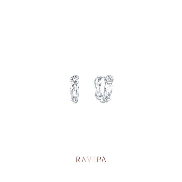 Ravipa | Joanie Earrings - ต่างหูเพชร CZ