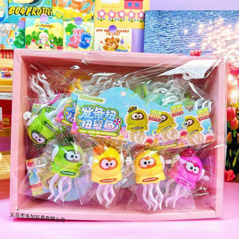 A Clockwork Twist Octopus Magical Dancing Octopus เด็กการศึกษา Early Education Twist Octopus Decompr