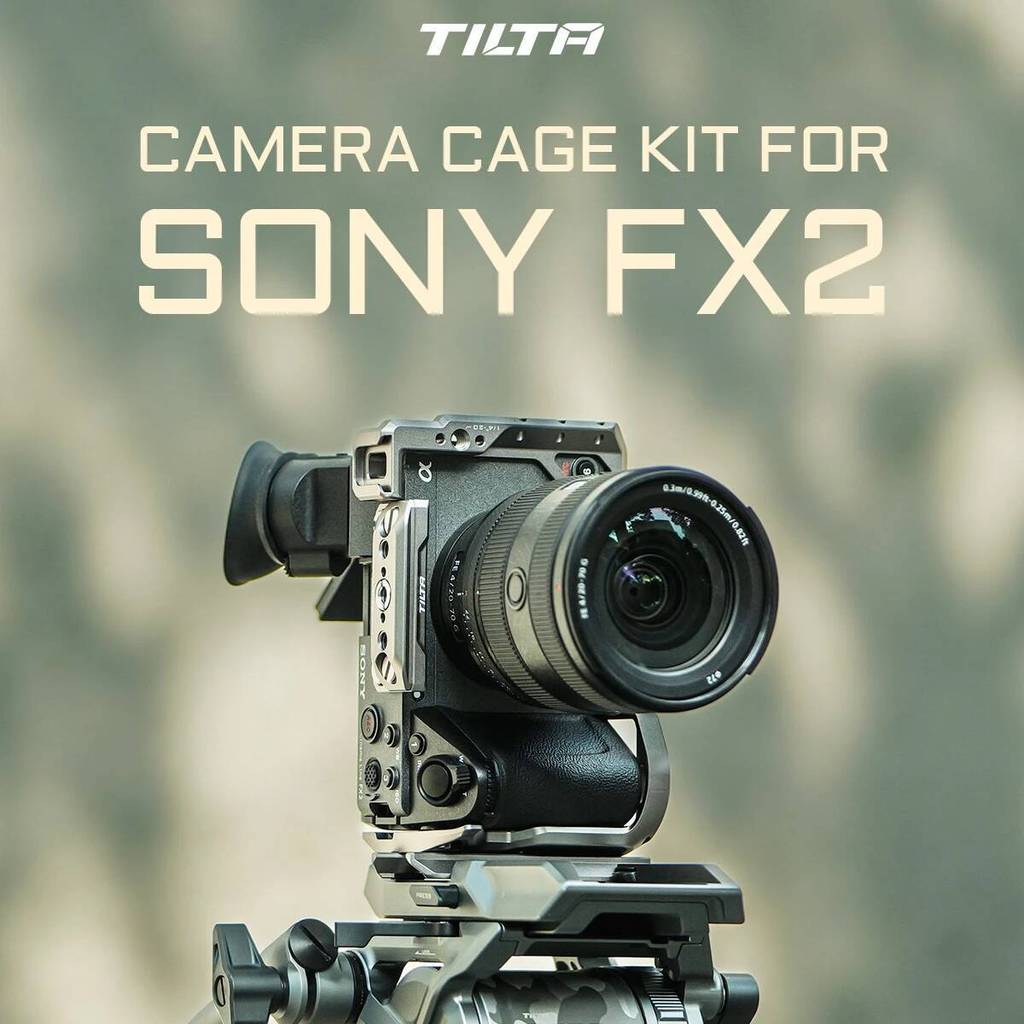 TILTA สําหรับ Sony FX2 กล้องชุดสาย HDMI Clamp Xeno Top Handle Arca Baseplate ขั้นสูง Power Handle Ru
