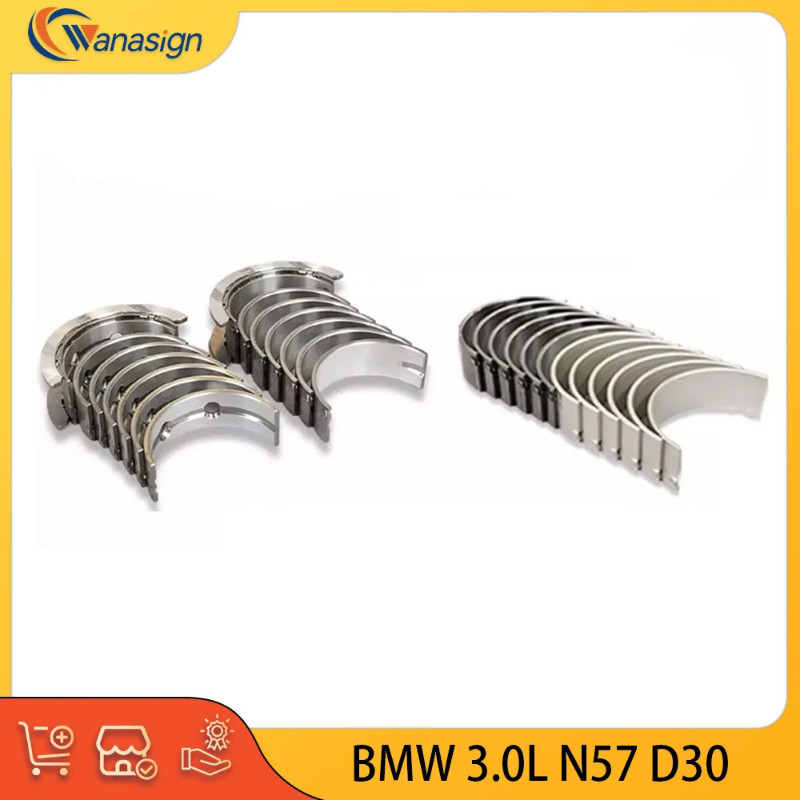 AUTO ENGINE PARTS BEARINGS Set For BMW 1 3 5 6 7 X3 X4 X5 X6 Z4 3.0L L6 N57 D30 B DIESEL 2009-2024