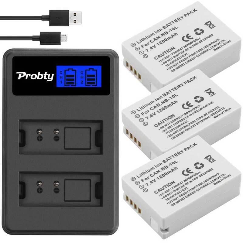 C -10L Replacement Battery And USB Dual Charger For Canon Sx40 HS Sx40hs Sx50 Powershot Sx40 HS Sx5