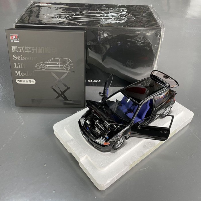LCD 1: 18 HONDA EG6 SiR (SiRII) HONDA CIVIC โมเดลรถอัลลอย