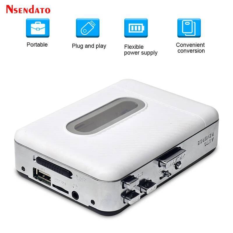 USB Cassette Tape Audio Player to mp3 Converter พร้อมเครื่องบันทึก Capture Tape Player Cassette PC ส