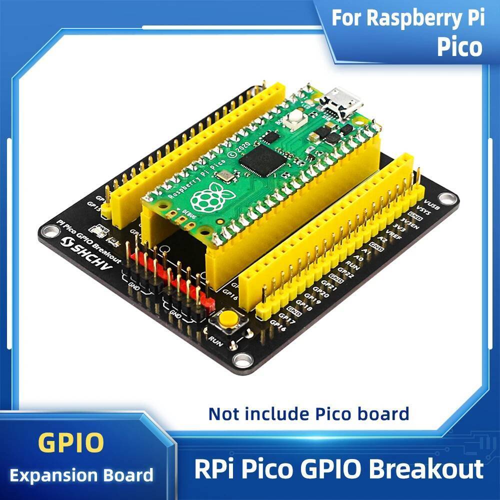 Raspberry Pi Pico GPIO Breakout Extender DIY บอร์ดขยายชายหญิง Pin พร้อมสวิตช์สําหรับ RPI Pico W Pico