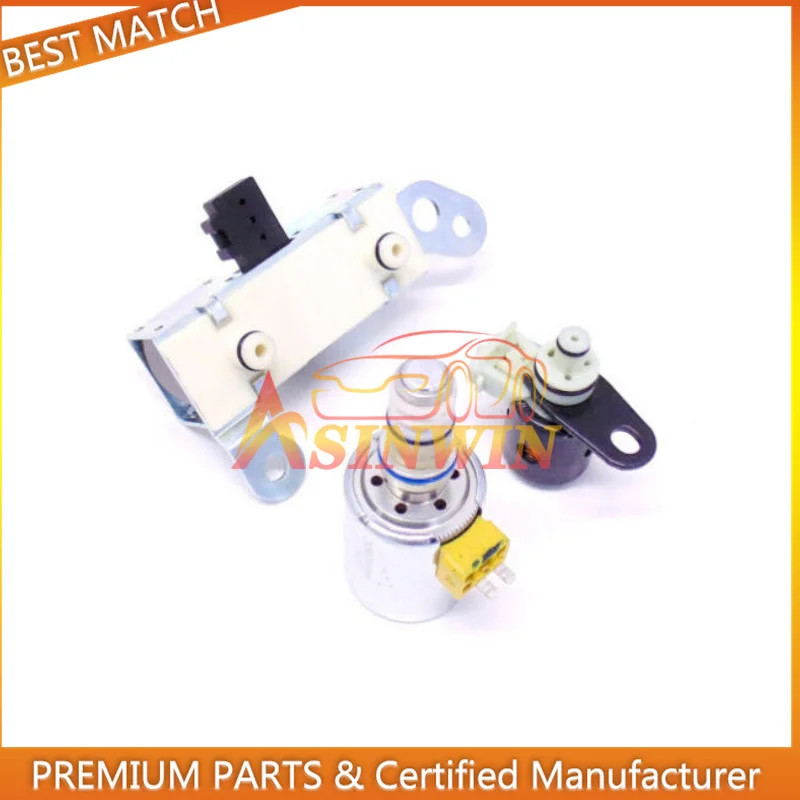 4R70W 4R75W Solenoid Kit Shift Transmission Set 3 Pieces Fits For Ford 1995-1997