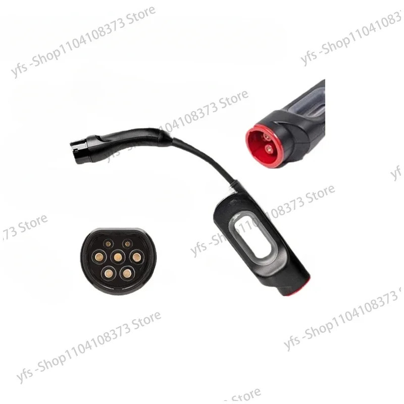 New energy electric vehicle converter adapter Japanese standard to European standard type2 converte