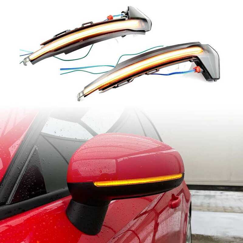 C Car LED Dynamic Turn Signal Light For Audi A1 8X 2011 2012 2013 2014 2015 2016 2017 Side Wing Mir