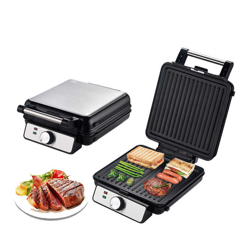 สเต็ก MAKER Sandwich MAKER อาหารเช้า MAKER Fryer เครื่องทําความร้อนสองด้านวาฟเฟิล MAKER GRILL MAKER
