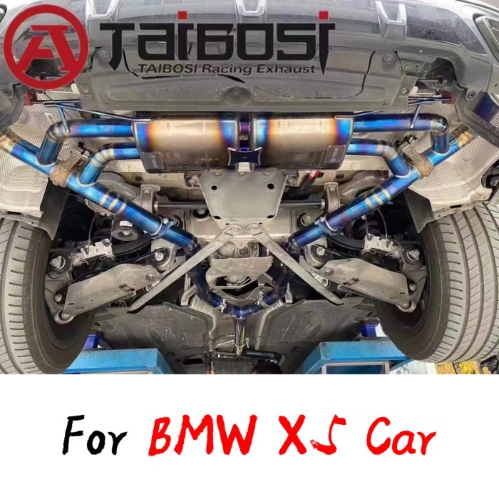 For BMW X5 Car E70 F15 G05 Chassis 2.0T 3.0T Cat-Back Exhaust System Pipe Taibosi Performance Elect