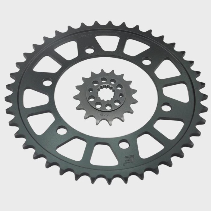 LOPOR 520 CNC 16T 41T Front Rear Motorcycle Sprocket For KAWASAKI EX500 Ninja 500R 06-09 GPZ500 S 9