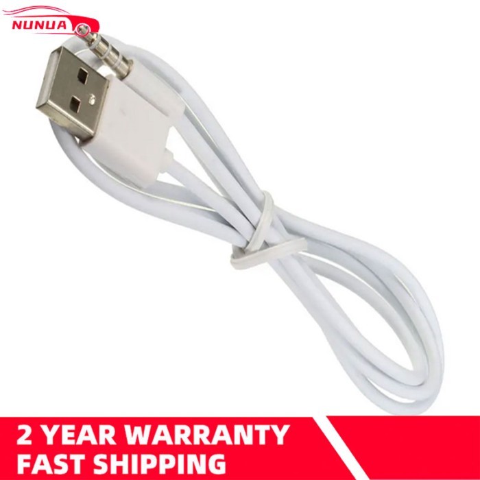 39" USB To DC 3.5mm Charging Cable USB A Male To 3.5 Jack Connector 5V Power Supply Charger Adapter