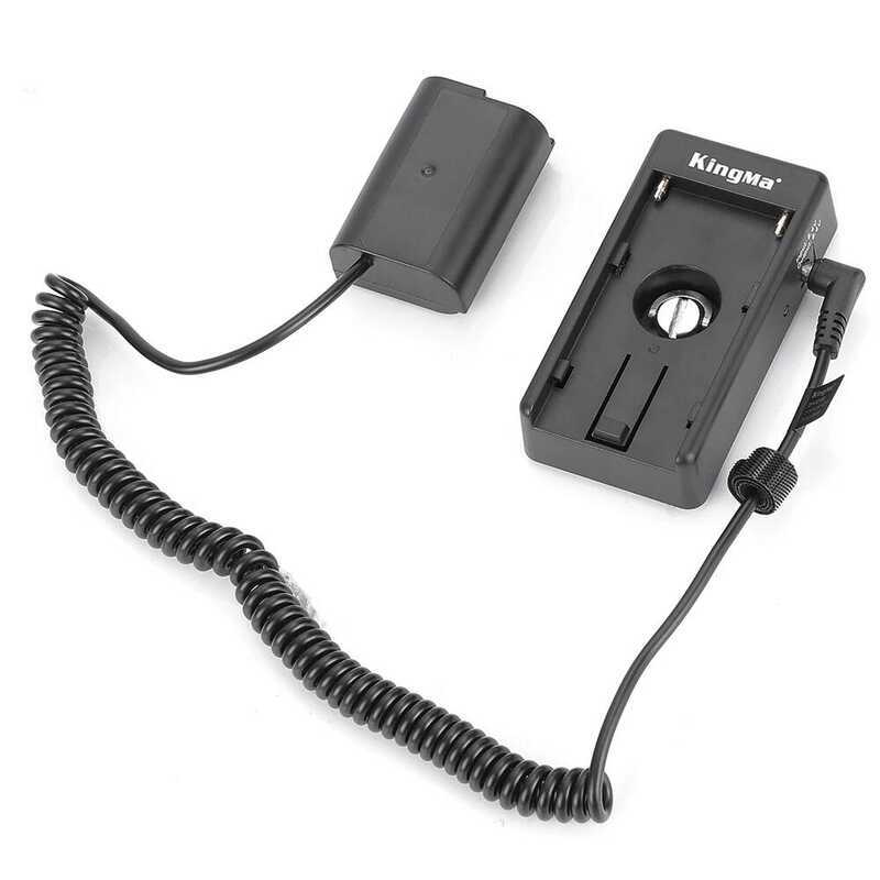 C Kingma Dmw-Blk22 Dummy Battery With Np-F Battery Adapter Plate For Lumix S5 Gh5m2 Camera Dmw Blk2