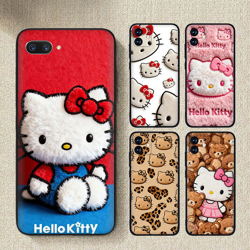 ซิลิโคนTPU Shell Realme 5 5i 5s 6i 5Pro 6 6S 6Pro 7 7i 7Pro C17 Q XT X2 K5 3 3Pro L934 Hello Kittyสี