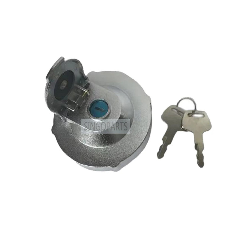 Replaces 2 Keys Excavator Fuel Tank Cap For Hitachi Yanmar John Deere JCB Oil Tank Covers