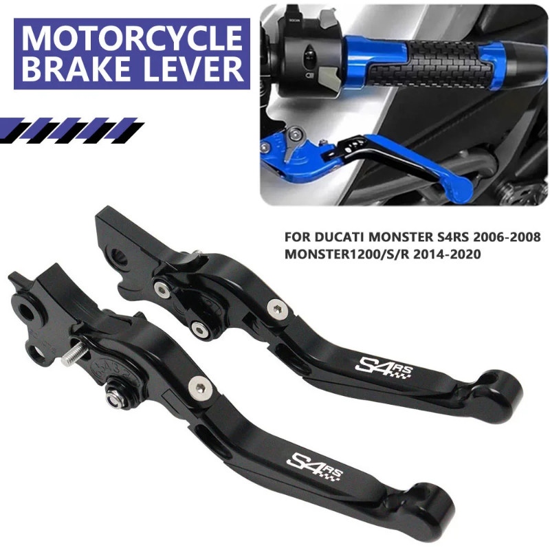 Motorcycle Brake Clutch Levers For Ducati Monster S4RS 2006-2008 Monster 1200 S R 2014-2020 Adjusta