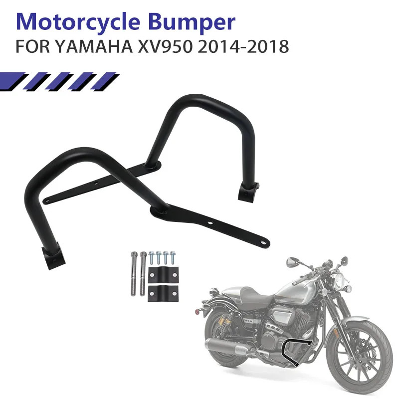 XV950 Highway Bumper For Yamaha XV950 Bolt Motorcycle CNC Aluminium Engine Guard Crash Bars Protect