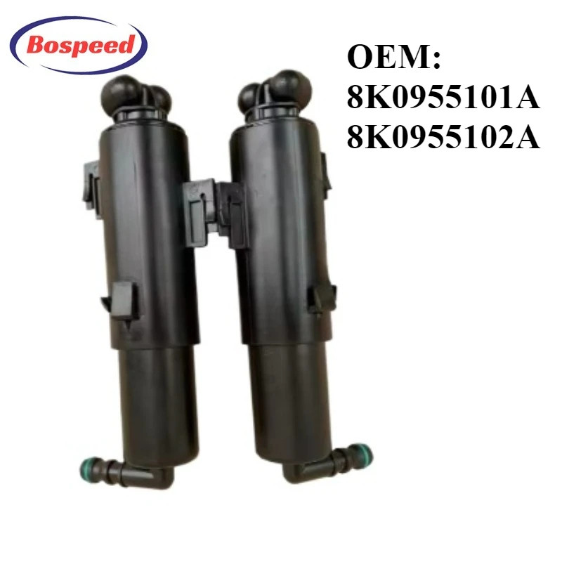 Left/Right/1 Pair OEM 8K0955101A 8K0955102A Car-Styling Headlight Washer Lift Cylinder Spray Nozzle