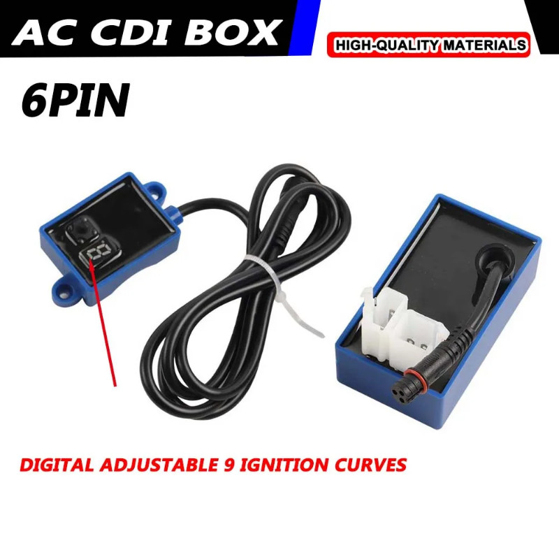 For AKT125 RX125 FT125 FT150 CG125 FT150 RX150 SBR150 Motorcycle 6 Pin AC CDI Box High Performance