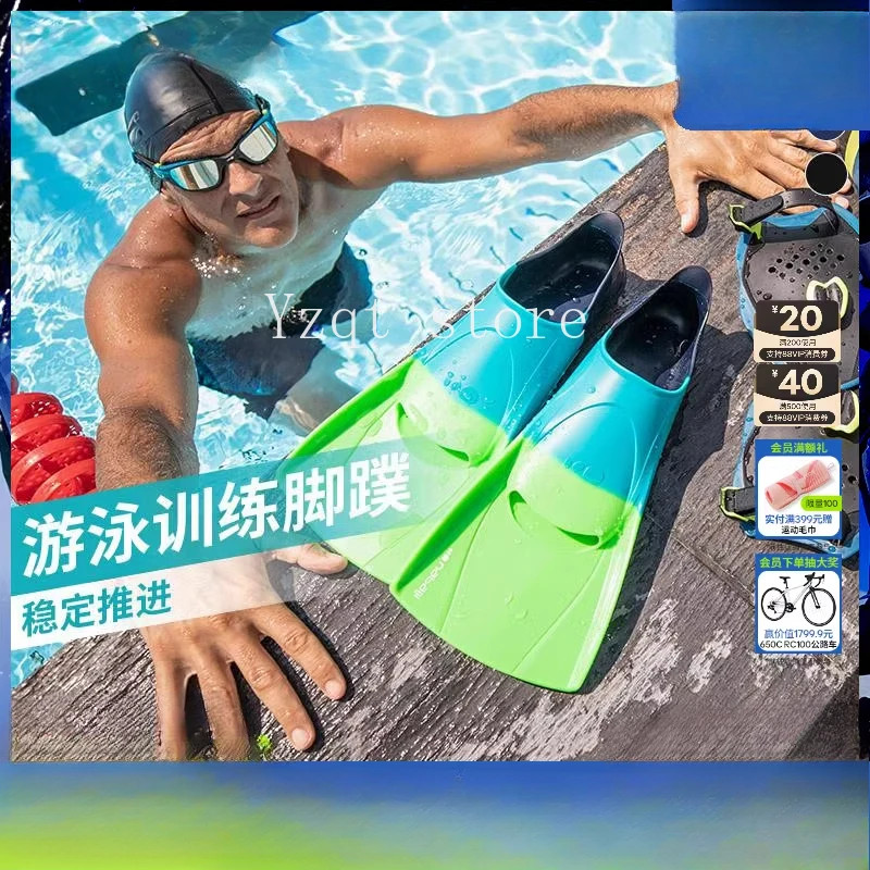 Swimming Training Freestyle Swimming Short Flippers Comfortable Silicone Frogs Paddle Aid