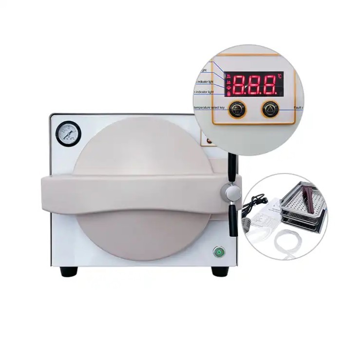 Factory Sale Direct 18L Mini Table Top Clinic Medical Class B Dental Sterilizer Autoclave Machine